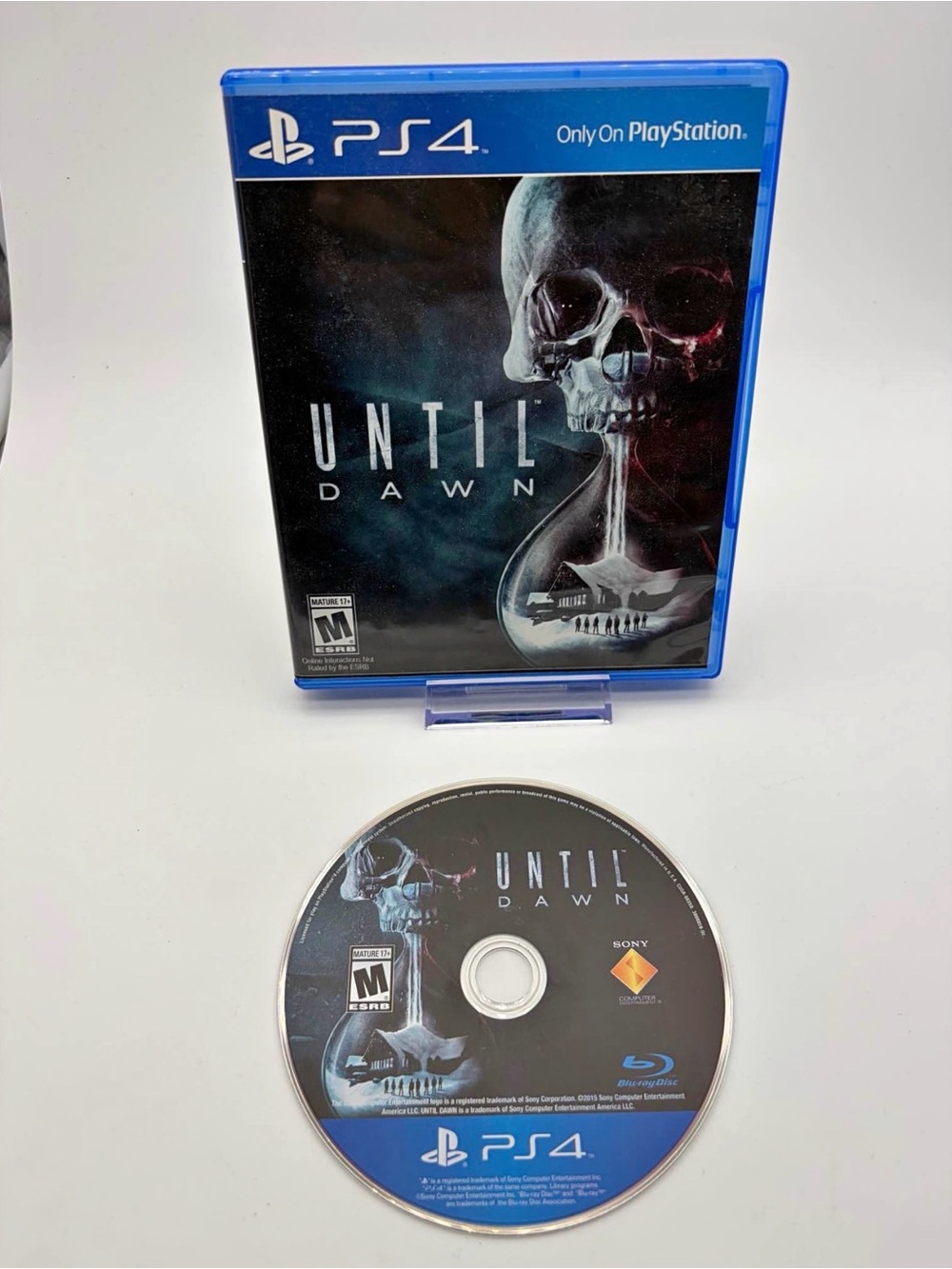 Sony PS4 Until Dawn - Black Artwork with Blue Case